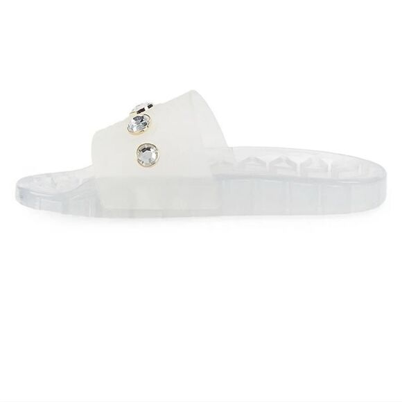NIB Karl Lagerfeld Paris Taja Jeweled Slides - Picture 5 of 6